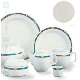 Solo Buscador Triángulo Verde Plato Llano 25.5 cm - Vajilla (Set de 6) Precio: 7.79000057. SKU: B1K5J4CWAF