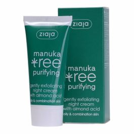 Ziaja MANUKA Crema de Noche Exfoliante Piel Grasa y Mixta con Ácido Mandélico 3% Anti-Acné Manchas y Poros Hidratante Regeneradora 50 ml Precio: 4.58999948. SKU: S05103986