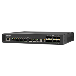 QNAP QSW-IM3216-8S8T Switch Gestionado 10G Ethernet 16 Puertos (8xRJ-45, 8xSFP+) Negro QNAP QSW-IM3216-8S8T Switch Gestionado 10G Ethernet 16 Puertos (8xRJ-45, 8xSFP+) Negro