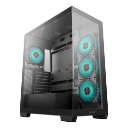 Deepcool R-CG580-BKADA4-G-1 Caja PC Gaming Panorámica con 4 Ventiladores ARGB, Cristal Templado