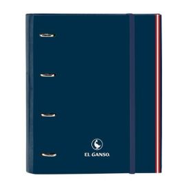 Safta Carpeta De Anillas 4x35 mm A4 Recambio 100H 5x5 mm C-Separadores T-Duras El Ganso "Classic" Azul Precio: 12.79000008. SKU: B1AWVJ5LXQ