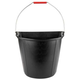 Bellota Cubo industrial de caucho sintético 13 l, asa metálica, resistente a golpes y temperaturas extremas