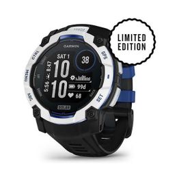 Garmin Instinct 3 Solar GPS Reloj Inteligente para Deporte 50mm Blanco Unisex con Carga Solar y GPS