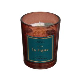 Home Deco Factory Vela Perfumada Piedras Colección Apothicaire - Aromas Peonía, Almendra, Higo - 6,5 cm