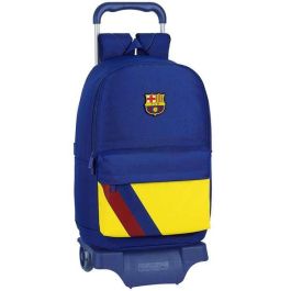 Mochila Escolar con Ruedas 905 F.C. Barcelona