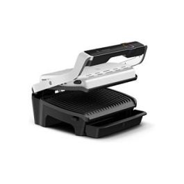 Tefal OptiGrill Elite GC750D30 - Parrilla de Contacto Automática, 12 Programas, Placas Extraíbles, Superficie 600 cm² (300x200 mm), Negro y Acero Inoxidable