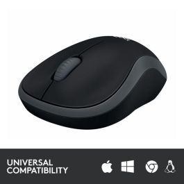 Logitech M185 Ratón Inalámbrico RF Plug & Play con Nano Receptor USB, Diseño Ergonómico, Batería hasta 1 Año, Gris Logitech M185 Ratón Inalámbrico RF Plug & Play con Nano Receptor USB, Diseño Ergonómico, Batería hasta 1 Año, Gris