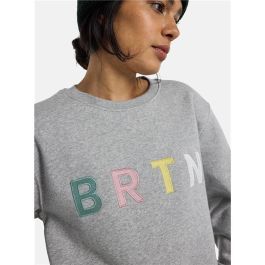 Sudadera con Capucha Hombre Burton Mb Brtn Crew Gris claro