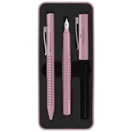Juego Boligrafo+Pluma Faber-Castell Grip 2010 (M) Sombra Rosa Juego Boligrafo+Pluma Faber-Castell Grip 2010 (M) Sombra Rosa Precio: 24.89000008. SKU: B18FY6E9YE