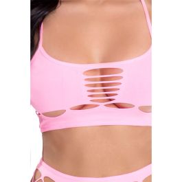 Conjunto de Lencería Pink Lipstick Rosa (Talla única)