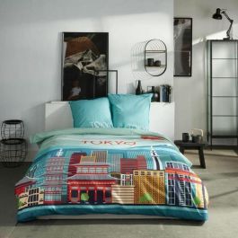 Today TOD3574641268664 Juego de Cama de Algodón 240x220 cm para 2 Personas, Diseño JAVA Estampado Tokio Azul Precio: 37.6899996. SKU: B1B6B8A4KD