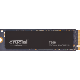Crucial T500 Disco Duro Interno Sólido SSD 500GB PCIe NVMe 4.0, Lectura 7200MB/s, Escritura 5700MB/s Precio: 122.49999949. SKU: B17GSNCE5K
