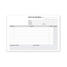 Liderpapel T229 Talonario Entregas Original y Copia, Tamaño Cuarto Apaisado (210 x 144 mm)