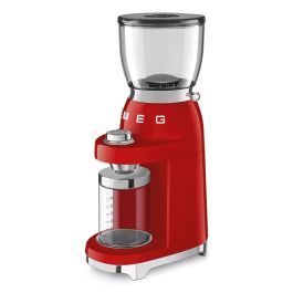 Smeg CGF11RDEU Molinillo de Café Estilo Retro 50's Rojo