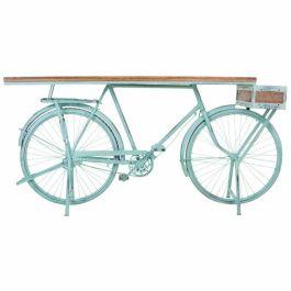 Recibidor Alexandra House Living Bike Turquesa Madera Hierro 50 x 94 x 198 cm