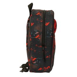 SAFTA Mochila 3D Batman DC Comics 27cm, Preescolar, Guardería, 22x10x27cm, Compartimento Cremallera, Asa de mano
