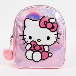 Hello Kitty Mochila Infantil Tiempo Libre Rosa, Diseño Fantasía para Niñas 3+ Años, Medidas 20x23x8 cm