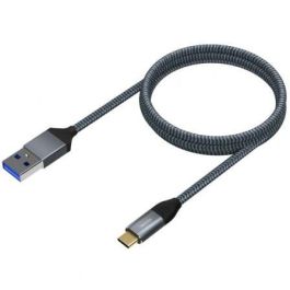 AISENS - CABLE USB 3.1 GEN2 ALUMINIO 10GBPS 3A, TIPO USB-C/M-A/M, GRIS, 1.5M