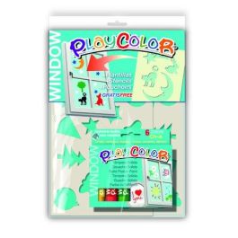 Tempera Instant Solida Playcolor One Window 10Gr. Deco Estuche De 6 Colores (Incluye 2 Plantillas) 12 unidades Precio: 107.49999975. SKU: B1HZ8YHE7P
