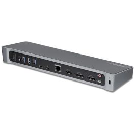 Hub USB Startech DK30CH2DEPUE Negro Negro/Plateado Plateado 100 W