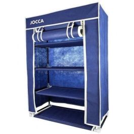 Zapatero Jocca Or057M/ Apertura Vertical/ 4 Baldas/ 80 x 60 x 30cm/ Azul