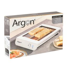 Tostador Plano Blanco 600W Rectangular Argon 38x6x25cm (Set de 6)