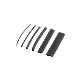 Lanberg Tubo Termorretractil 100 Unidades 100 mm - Varios Diámetros (1.5 mm a 13 mm) - Negro