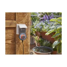 GARDENA 1407-20 City Gardening Balkon Bewässerung para 5-6 m², Sistema de Riego por Goteo, Manguera 10 m, 4.6 mm, 25 Goteros, Negro/Gris, Origen Alemania