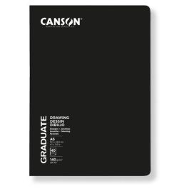 Cuaderno De Dibujo Canson Graduate Dessin Grapado Grano Suave Tapa Blanda A6 140G 20H 5 unidades Precio: 7.49999952. SKU: B18EXC4369