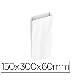 Basika Sobre Papel Celulosa Blanco con Fuelle S 150x300x60 mm Paquete 25 Unidades Precio: 2.50000036. SKU: B1EC9GTGEQ