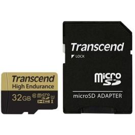 Transcend Tarjeta de memoria CF 32GB Hochbelastbar con adaptador microHC/SD incluido