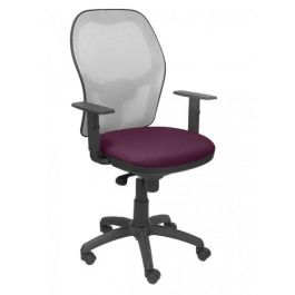 Silla Piqueras Y Crespo Jorquera Brazos Regulables Mecanismo Sincro Con Regulador De Tension Respaldo De Malla Gris Y Asiento Tapizado Bali Morado Precio: 319.50000027. SKU: S5702813