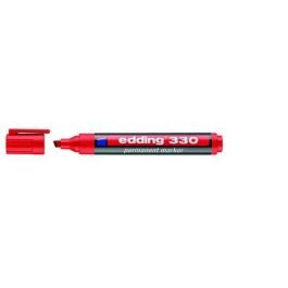 Marcador Permanente Edding 330 Biselado Rojo 10 unidades Precio: 10.89. SKU: B15LY32S2W