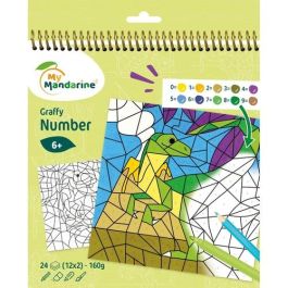 Libro De Colorear Avenue Mandarine Dibujar Con Numeros Dinosaurios 160G 24H Precio: 10.95000027. SKU: B1G7M5QHZZ