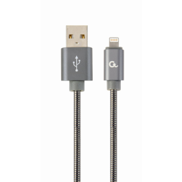 GEMBIRD CC-USB2S-AMLM-1M-BG Cable Conector Lightning USB A 8m Gris Precio: 7.49999987. SKU: B1AKDQLLVJ