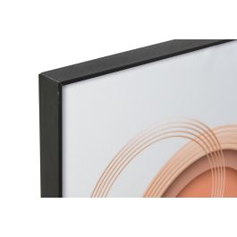 DKD Home Decor Cuadro Beige Dorado Abstracto Aluminio MDF 3 x 80 x 80 cm (2 Unidades)