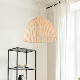 SKD-P80051 Lámpara Colgante Jacarei de Ratán Natural Estilo Boho-Chic - Casquillo E27 Compatible CCT/RGB