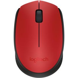 LOGITECH Raton m171 optico wireless rojo