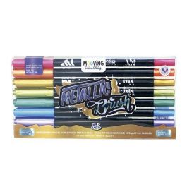 Rotulador Fibra Mooving Doble Punta Pincel Metalizados Estuche De 8 Precio: 12.50000059. SKU: B1AYRZMYYF