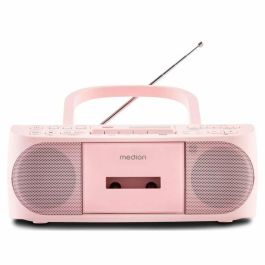Medion AAAQL64901 Radio CD K7 FM portátil con 2x3W RMS de potencia, color rosa Precio: 93.49999967. SKU: B138P8ECLK