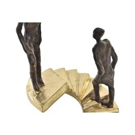 Figura Moderno DKD Home Decor Dorado Gris Oscuro 14 x 41.5 x 14 cm Figura Moderno DKD Home Decor Dorado Gris Oscuro 14 x 41.5 x 14 cm