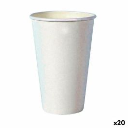 Set de Vasos Algon Desechables Cartón Blanco 35 Piezas 350 ml (20 Unidades) Set de Vasos Algon Desechables Cartón Blanco 35 Piezas 350 ml (20 Unidades)