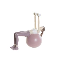 DKD Home Decor Figura Scandi Chica Yoga Resina Rosa 8 x 17.5 x 18.5 cm Precio: 9.03144. SKU: S3029831