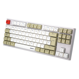 Phoenix technologies Teclado Gaming Royal PBT Mecánico Blanco Switches Outemu Brown