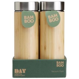 Day Termo 400 Ml Con Filtro para Té de Acero Inoxidable y Bambú