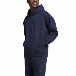 Sudadera con Capucha Hombre Adidas All Szn Fleece Hoodie Azul XL