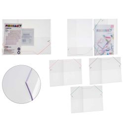 Carpeta Plastico Transparente Goma 3 Col Pincello 1X26CM (24 Unidades) Precio: 25.4999998. SKU: B19P2D4WJG