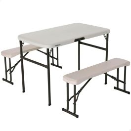Mesa Plegable Lifetime Crema 106,5 x 73,5 x 61 cm Acero Plástico Precio: 80.50000046. SKU: B16BJRJFZF