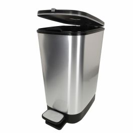 Cubo de basura Curver Gris Plástico 25 L (4 Unidades) Cubo de basura Curver Gris Plástico 25 L (4 Unidades)