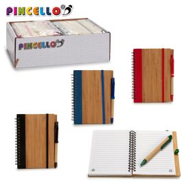 Libreta Bambu Goma Lisa Y Boli 16X12Cm S Pincello (24 Unidades) Libreta Bambu Goma Lisa Y Boli 16X12Cm S Pincello (24 Unidades)